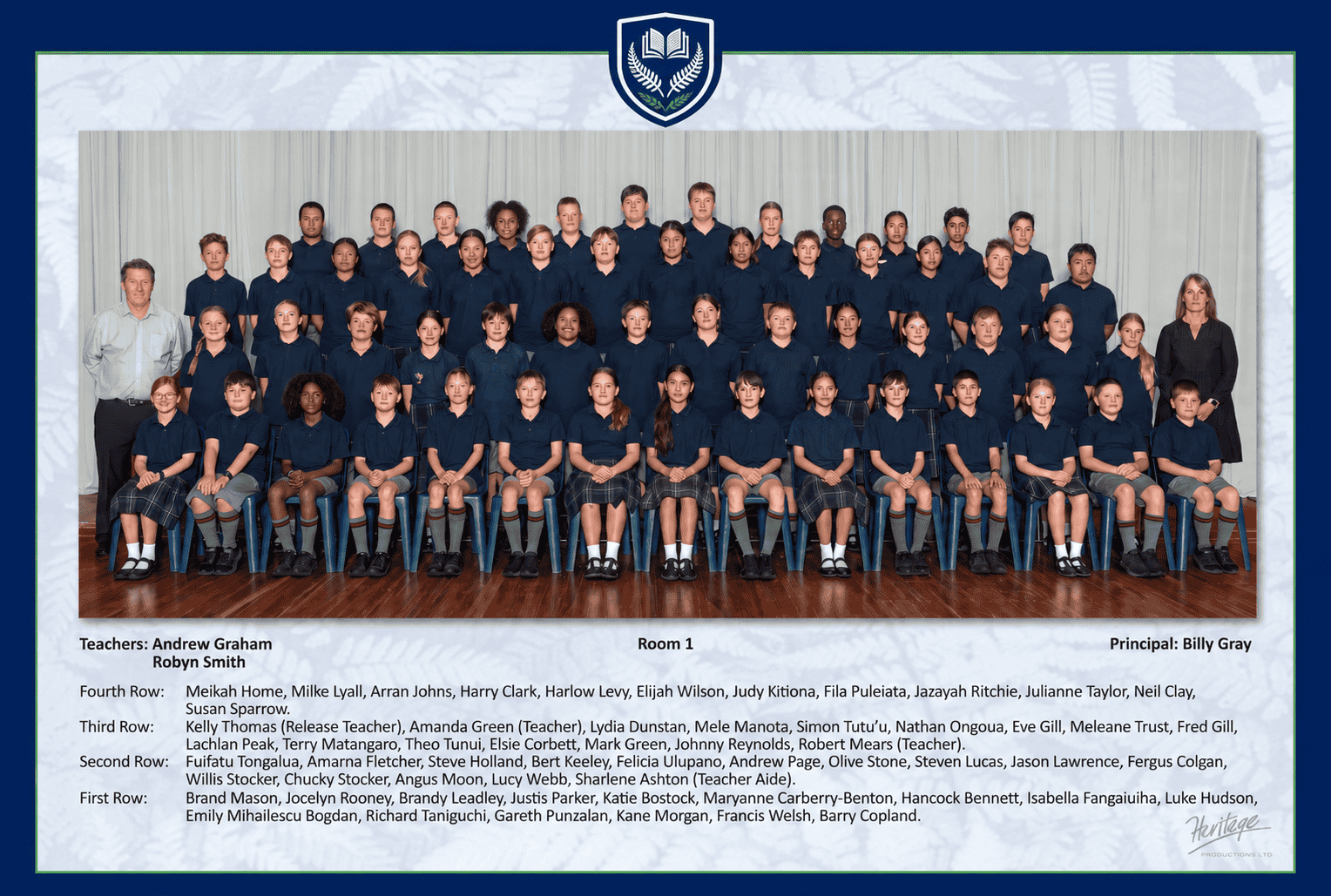 Indoor class photo product example